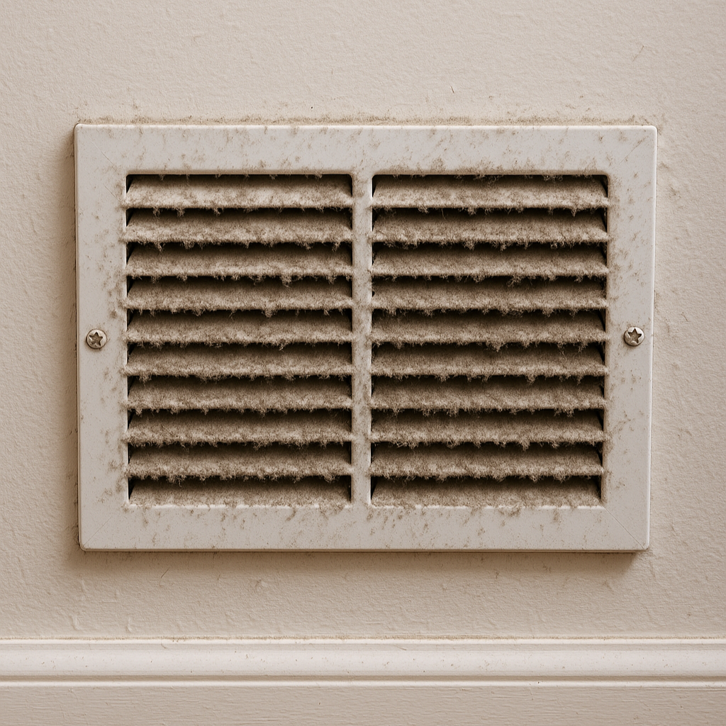 Dusty HVAC Vent