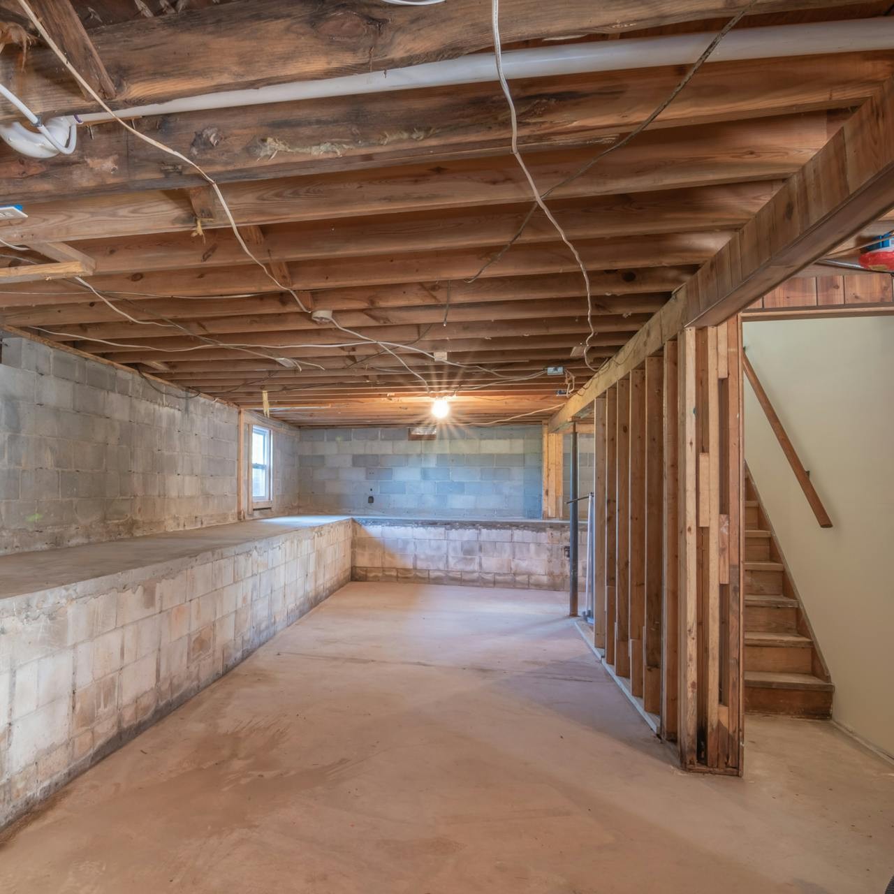 Indiana Basement Warm In Winter