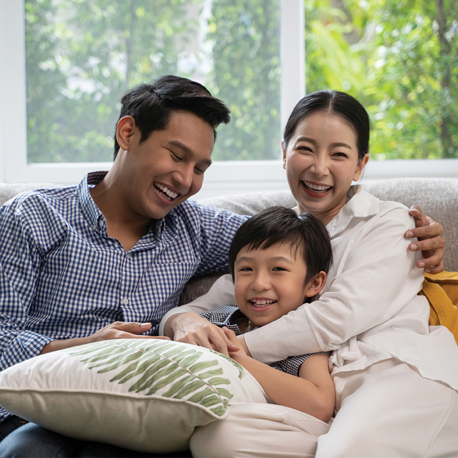 portrait of happy asian family spending time toget 2023 11 27 05 05 00 utc